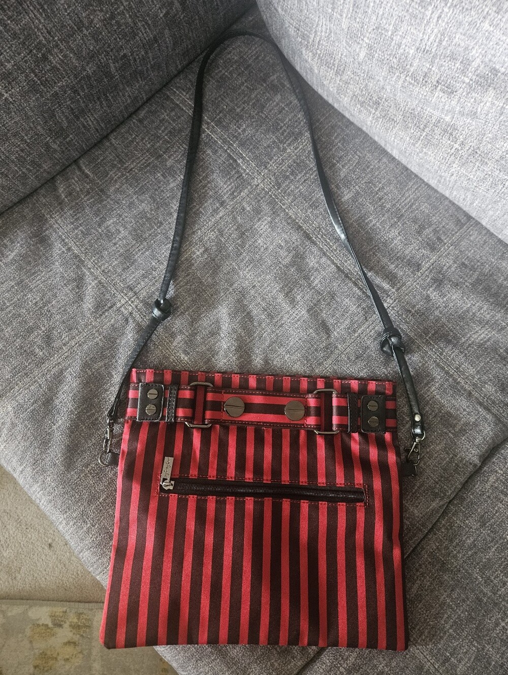 Vintage Sydney Love Striped Shoulder Bag
